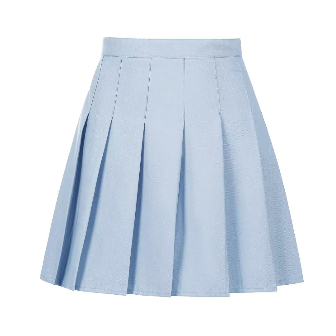 Pleated Skirts for Women High Waisted Tennis Skort JK Style Casual Skirt