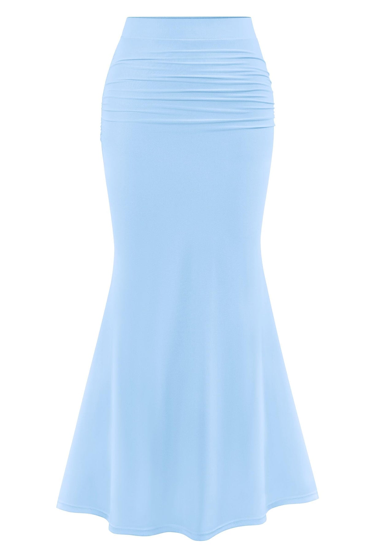 PRETTYGARDEN Maxi Skirts for Women Bodycon Mermaid Mesh Skirt