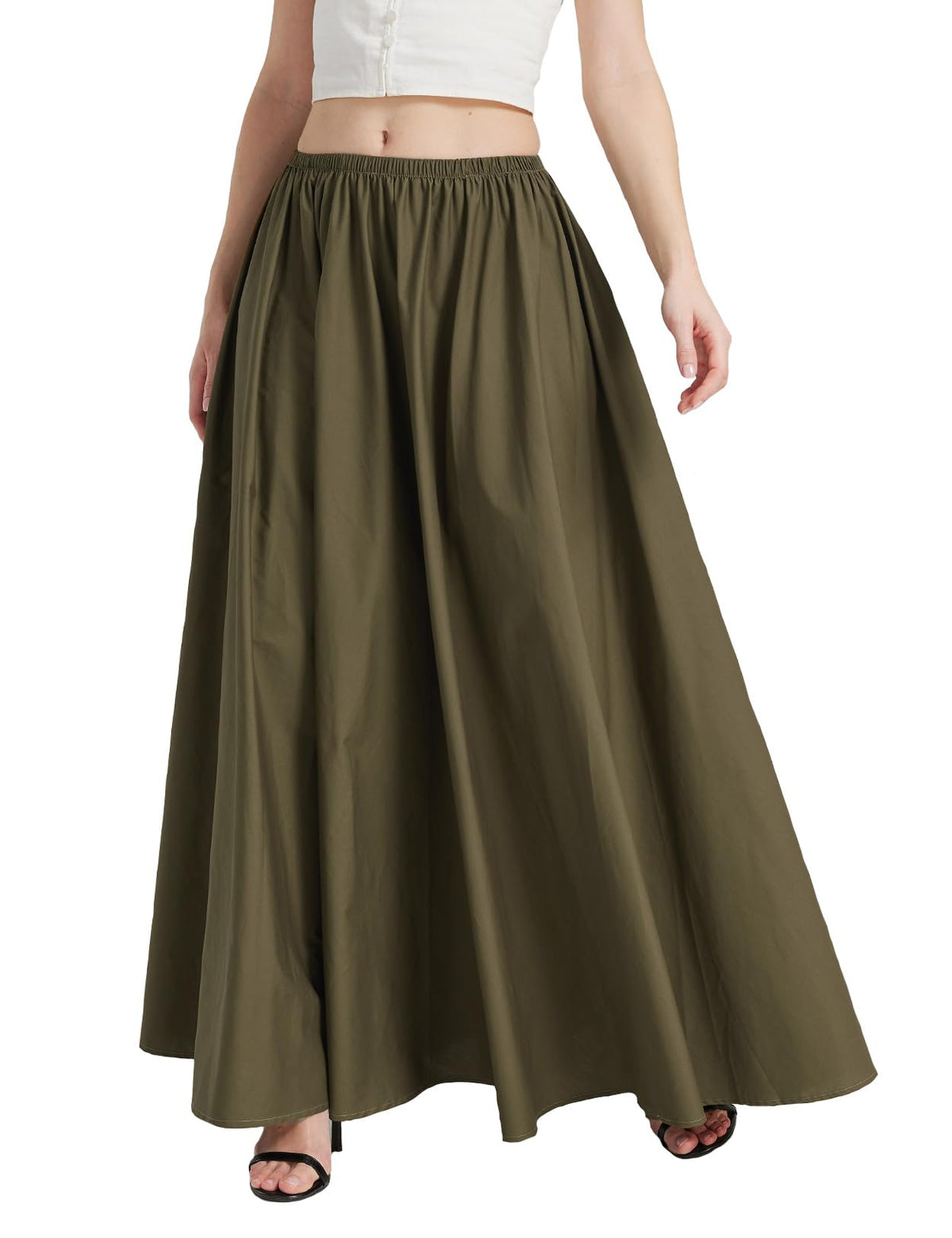 BEAUTELICATE Victorian Dress Renaissance Skirt Gypsy Long Maxi Medieval Skirt A-line Full Length