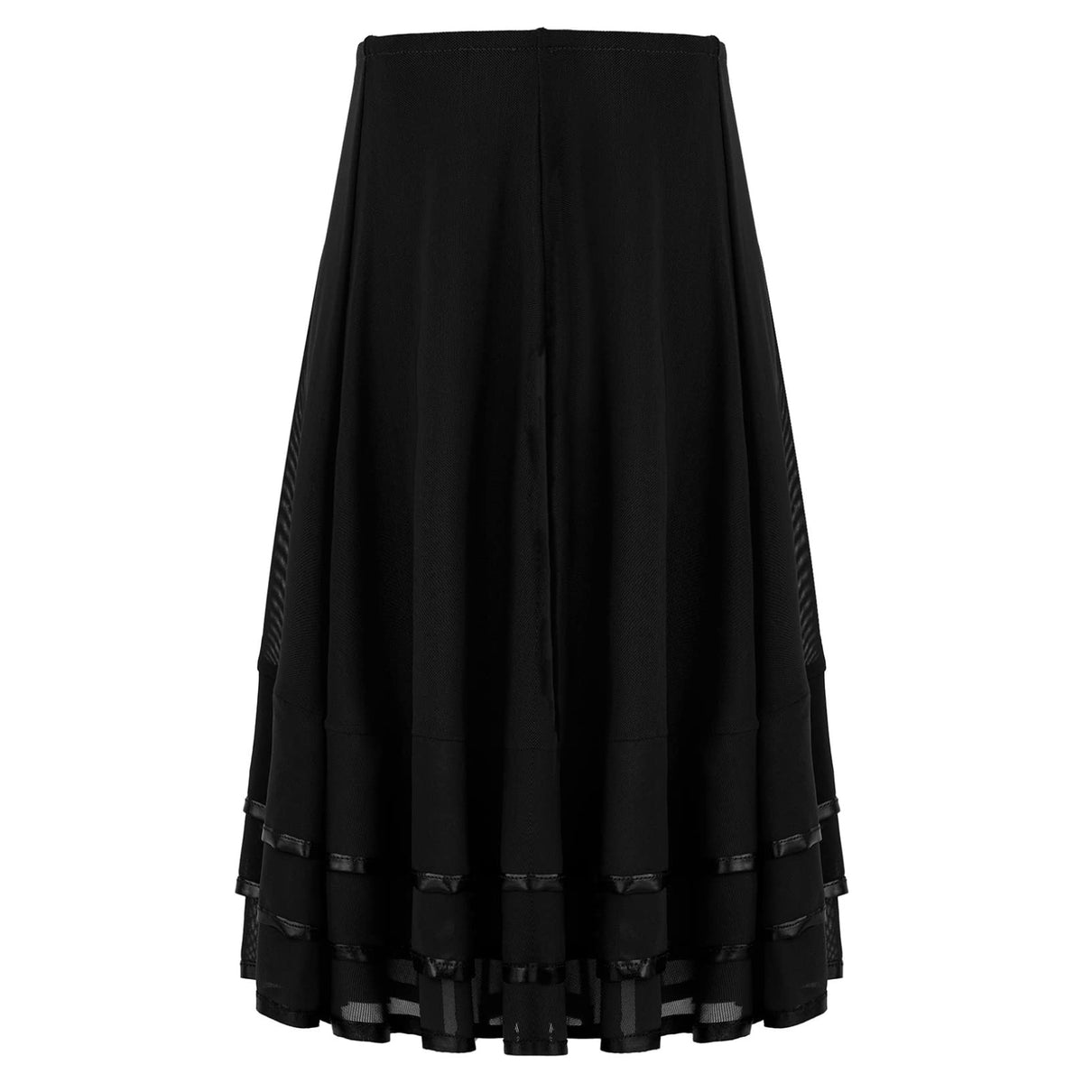 FEESHOW Girls Ballet Character Circle Skirt Rad Style Liturgical Full Long Circle Dance Skirt Lyrical Praise wear Dress