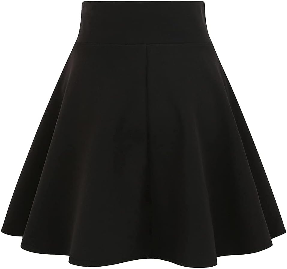 IDEALSANXUN Gothic Plaid Mini Skirts for Women Short High Waist Plaid Skirts