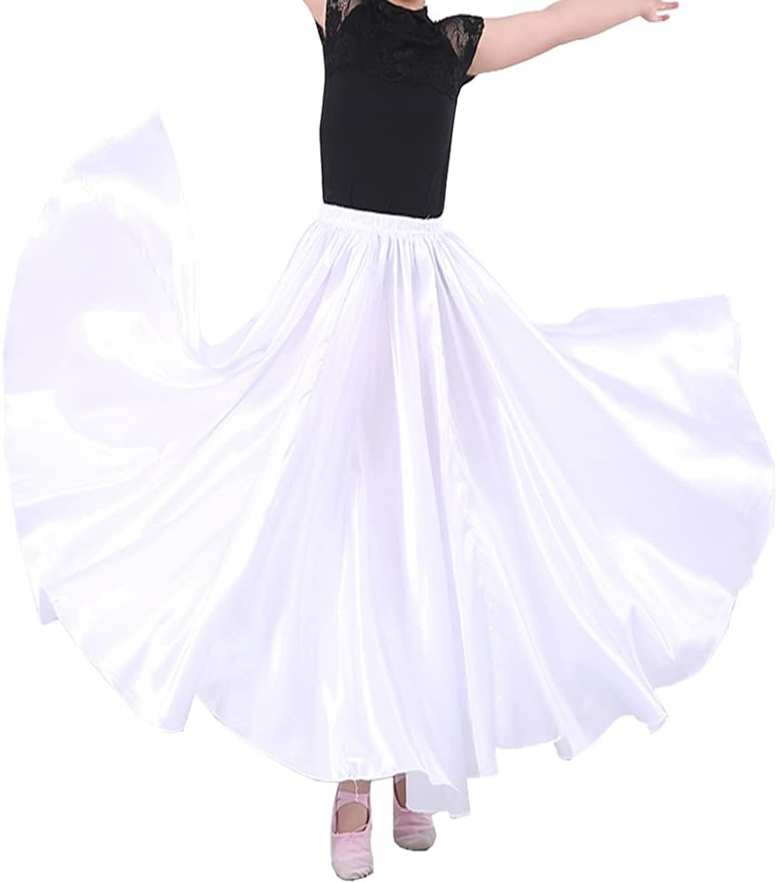 SANCAN Professional Girls Belly Latin Dance Training Skirt