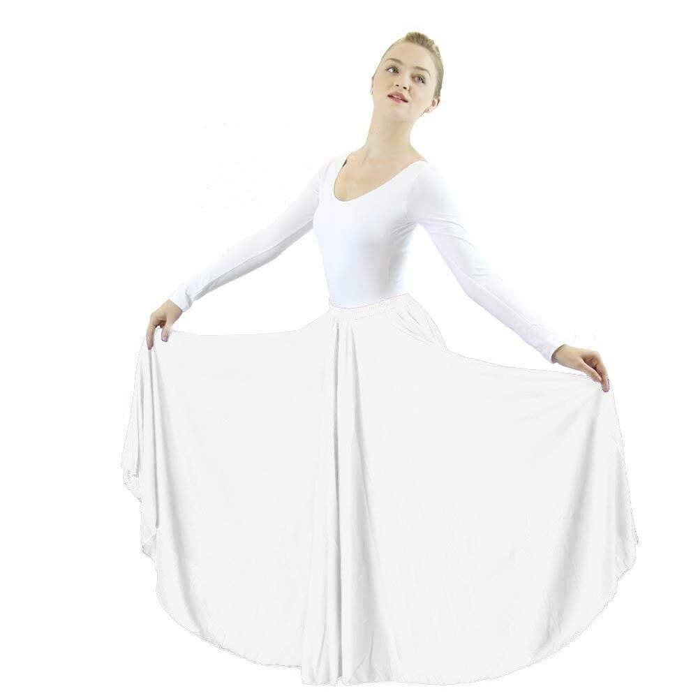 Danzcue Womens Long Full Circle Dance Skirt
