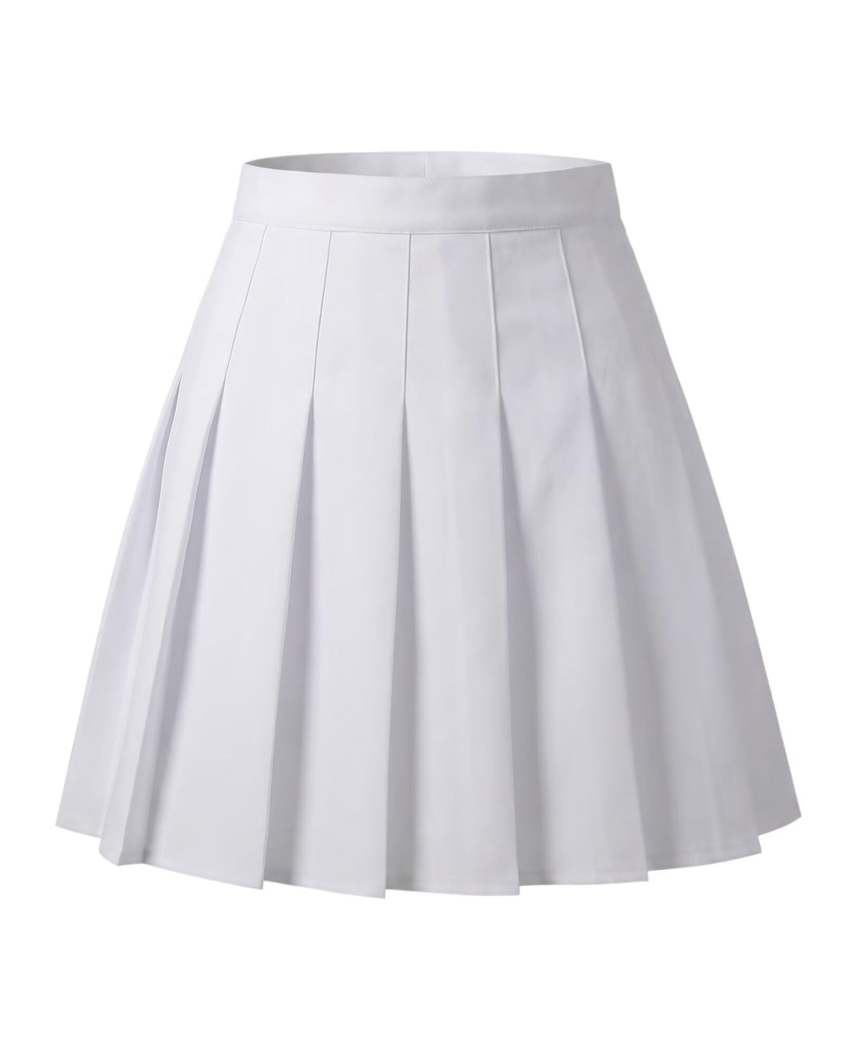 Pleated Skirts for Women High Waisted Tennis Skort Basic Casual Mini Skirt