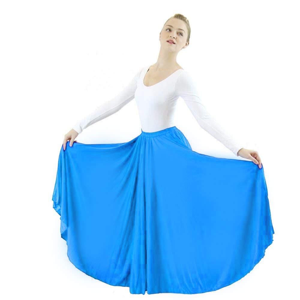 Danzcue Womens Long Full Circle Dance Skirt