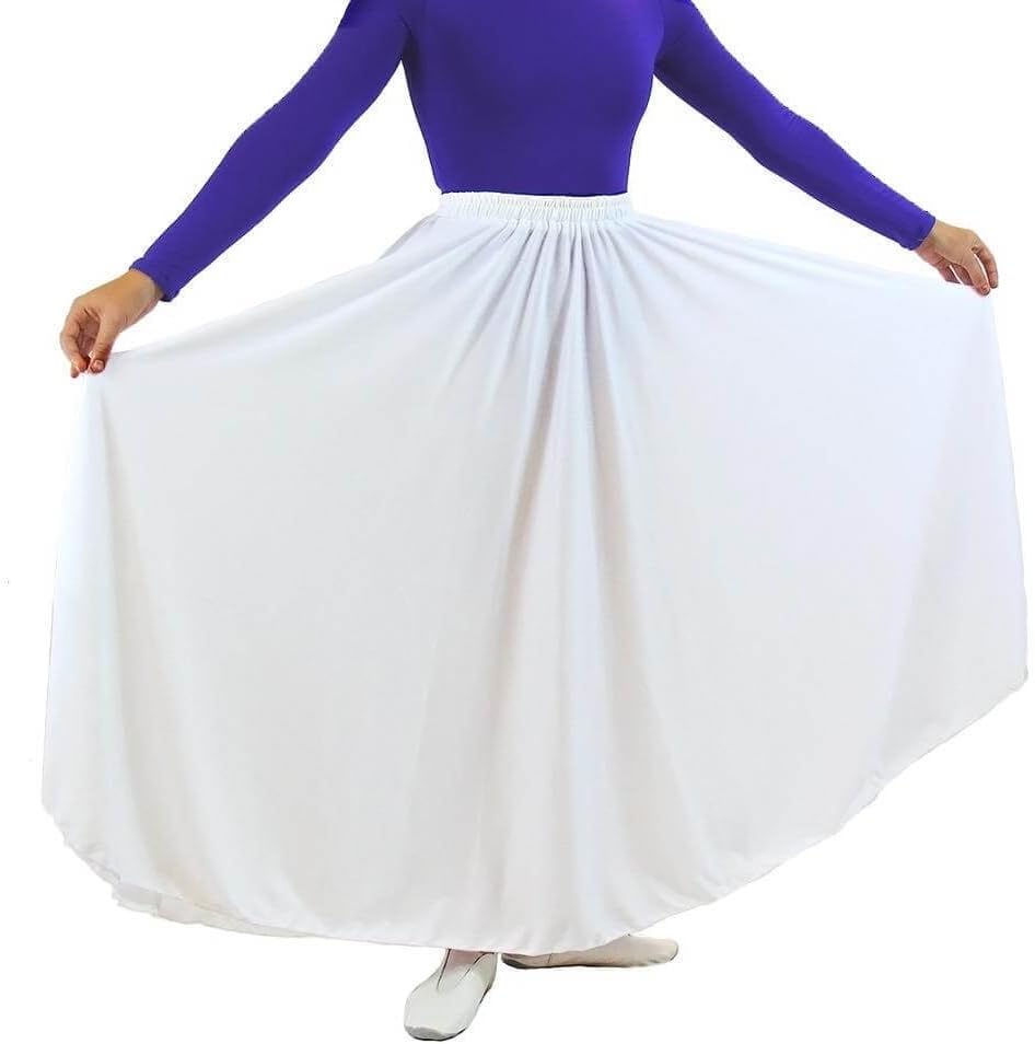 Danzcue Womens Long Full Circle Dance Skirt