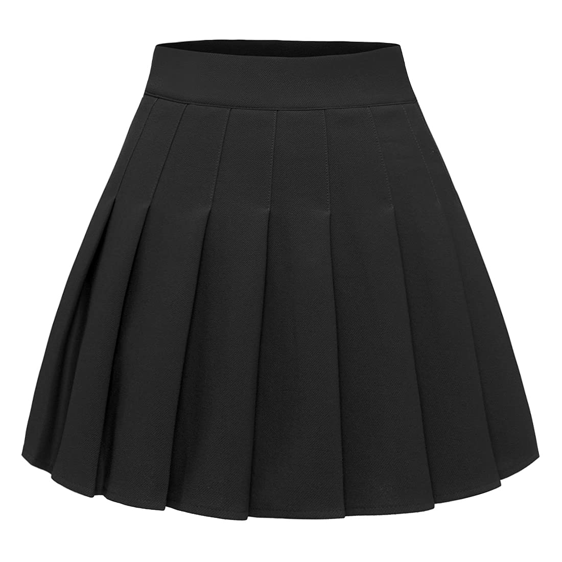 Womens Pleated Skirts High Waist Mini Tennis Skater Skirt