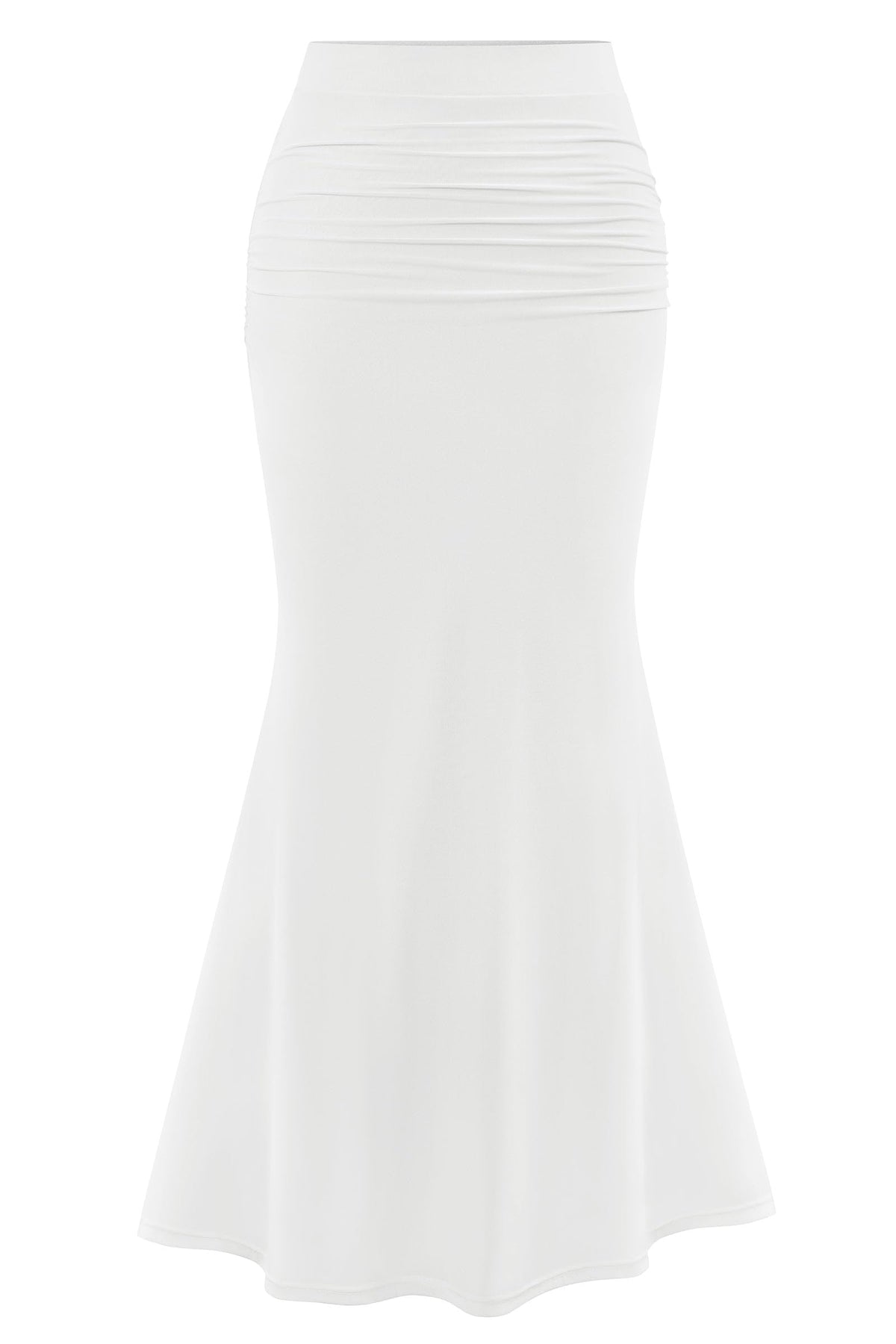 PRETTYGARDEN Maxi Skirts for Women Bodycon Mermaid Mesh Skirt