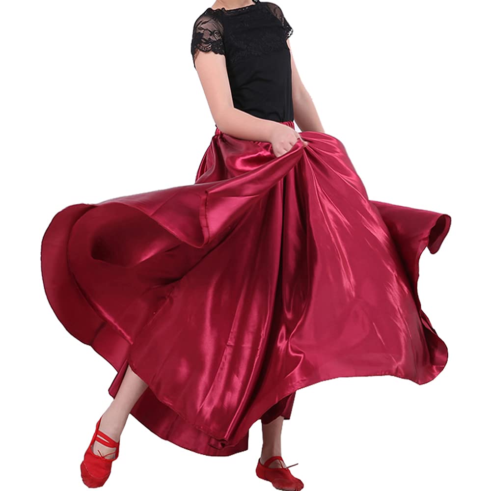SANCAN Professional Girls Belly Latin Dance Training Skirt