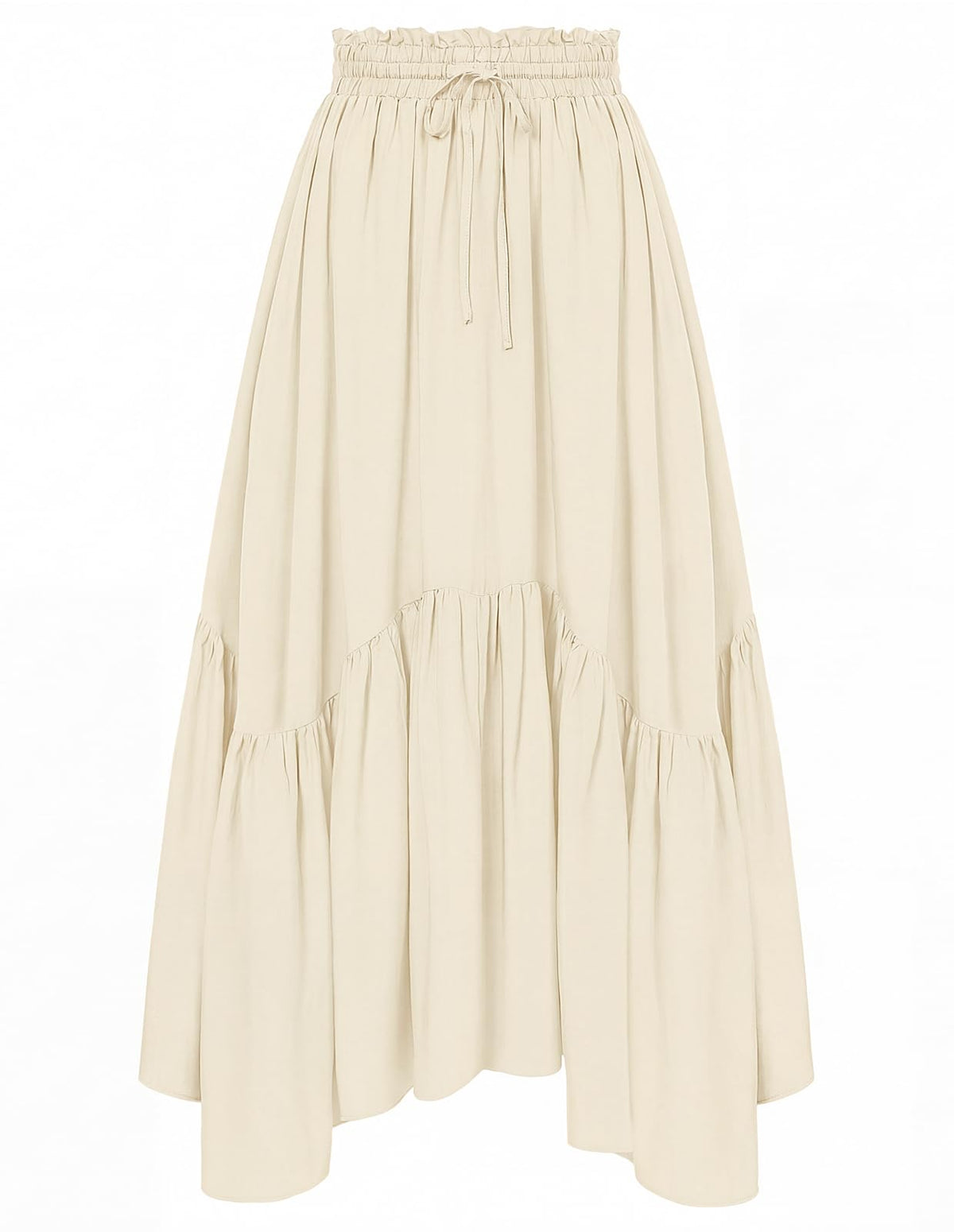 Scarlet Darkness Maxi Skirts for Women Flowy Boho Renaissance Skirt