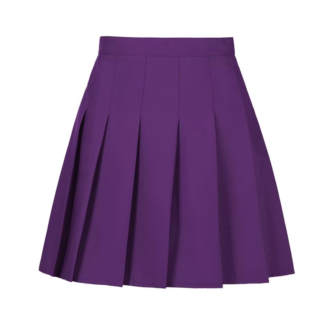 Pleated Skirts for Women High Waisted Tennis Skort JK Style Casual Skirt