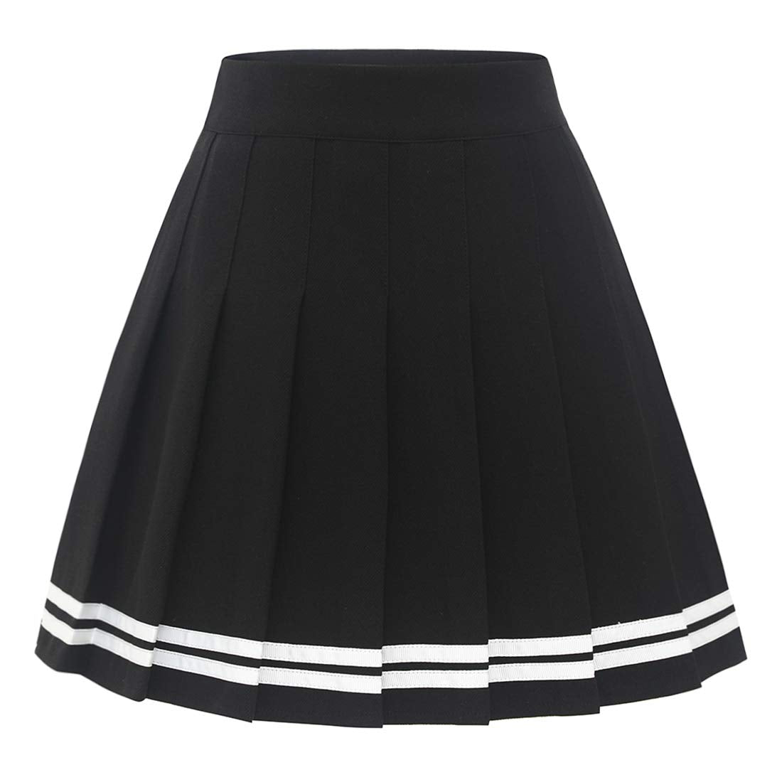 Womens Pleated Skirts High Waist Mini Tennis Skater Skirt