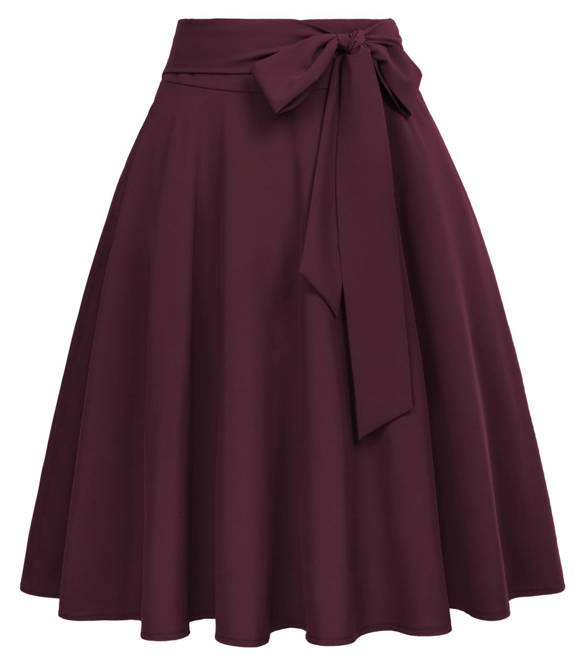 Belle Poque Women High Waisted A Line Skirt with Pockets