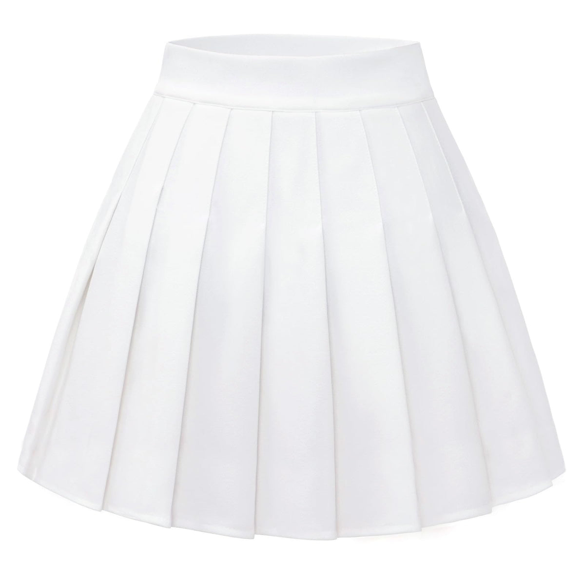 Womens Pleated Skirts High Waist Mini Tennis Skater Skirt