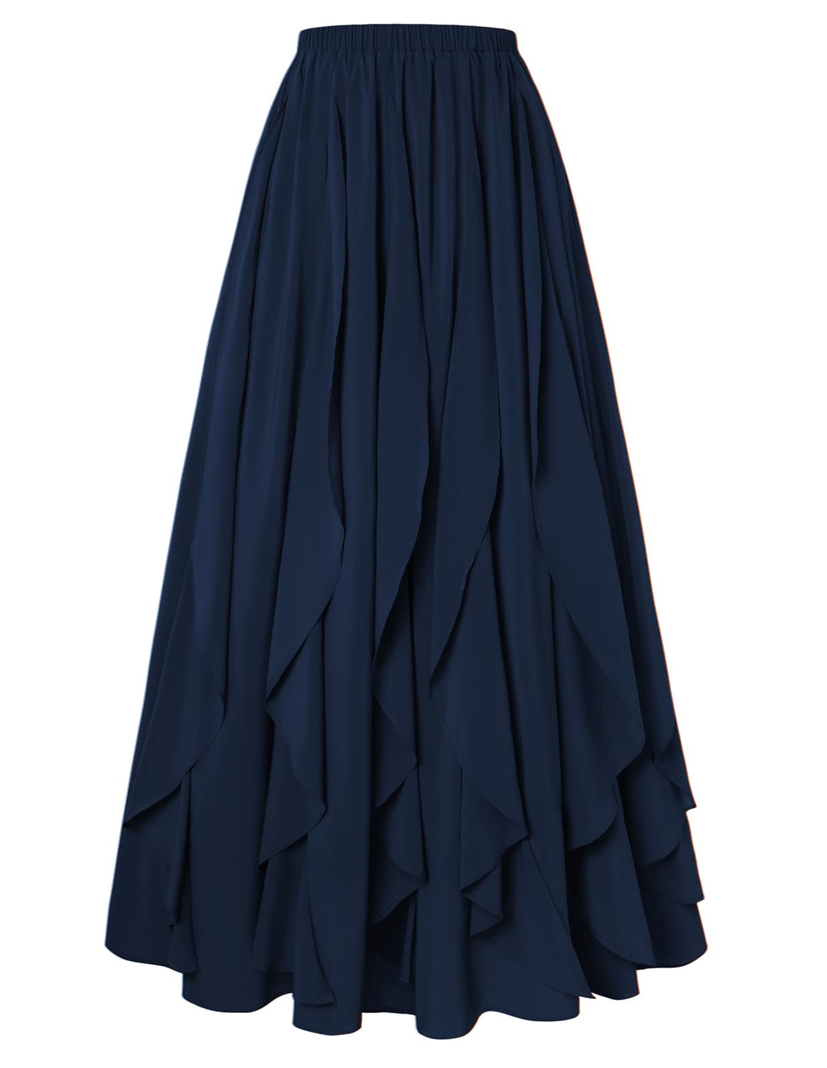 Scarlet Darkness Womens Maxi Skirt Boho Renaissance Long Flowy Skirts