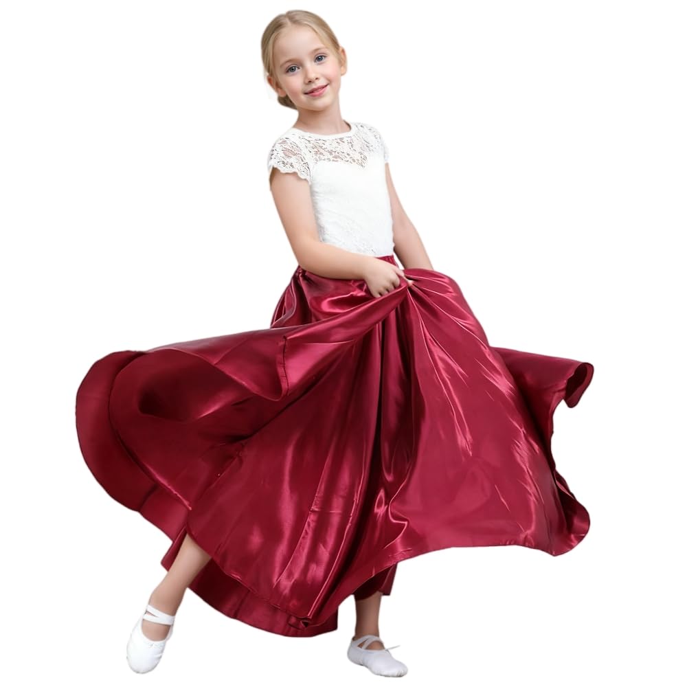 SANCAN Girls Belly Latin Talent Show Dance Skirt