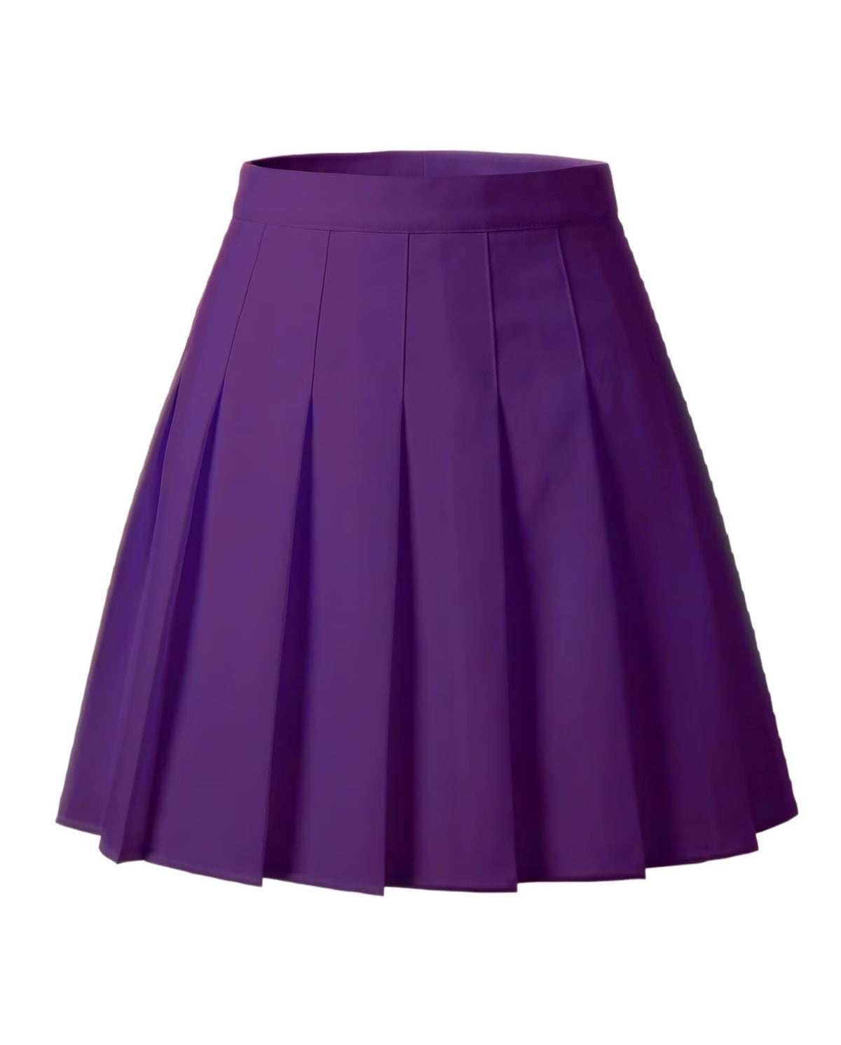 Pleated Skirts for Women High Waisted Tennis Skort Basic Casual Mini Skirt