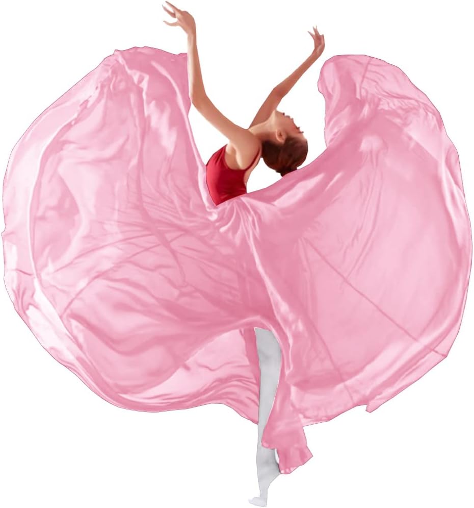 13-14 Years Girls 720 Sheer Chiffon 30" Long Ballet Skirt Maxi Skirt for Ballerinas Photography
