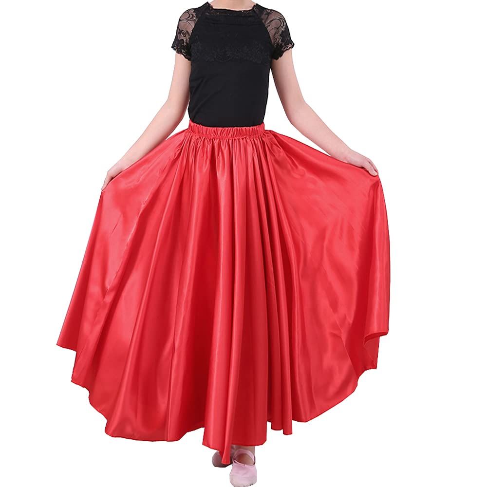 SANCAN Professional Girls Belly Latin Dance Training Skirt
