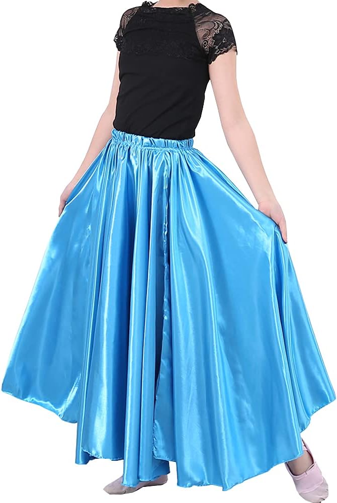 SANCAN Professional Girls Belly Latin Dance Training Skirt