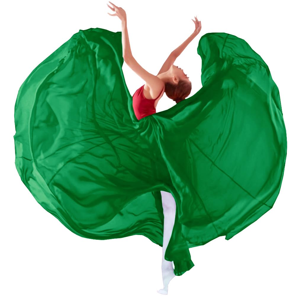 13-14 Years Girls 720 Sheer Chiffon 30" Long Ballet Skirt Maxi Skirt for Ballerinas Photography