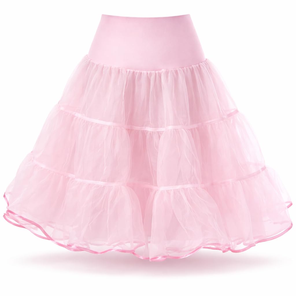 Tea Length Petticoat - Luxury Vintage Tea-Length 50s Look Rockabilly Petticoat