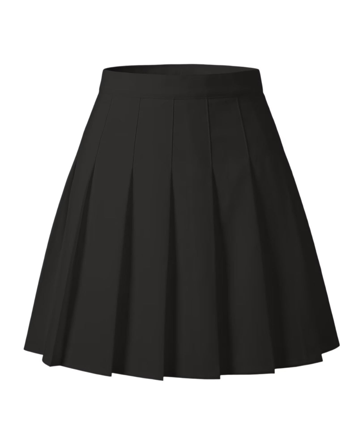 Pleated Skirts for Women High Waisted Tennis Skort Basic Casual Mini Skirt