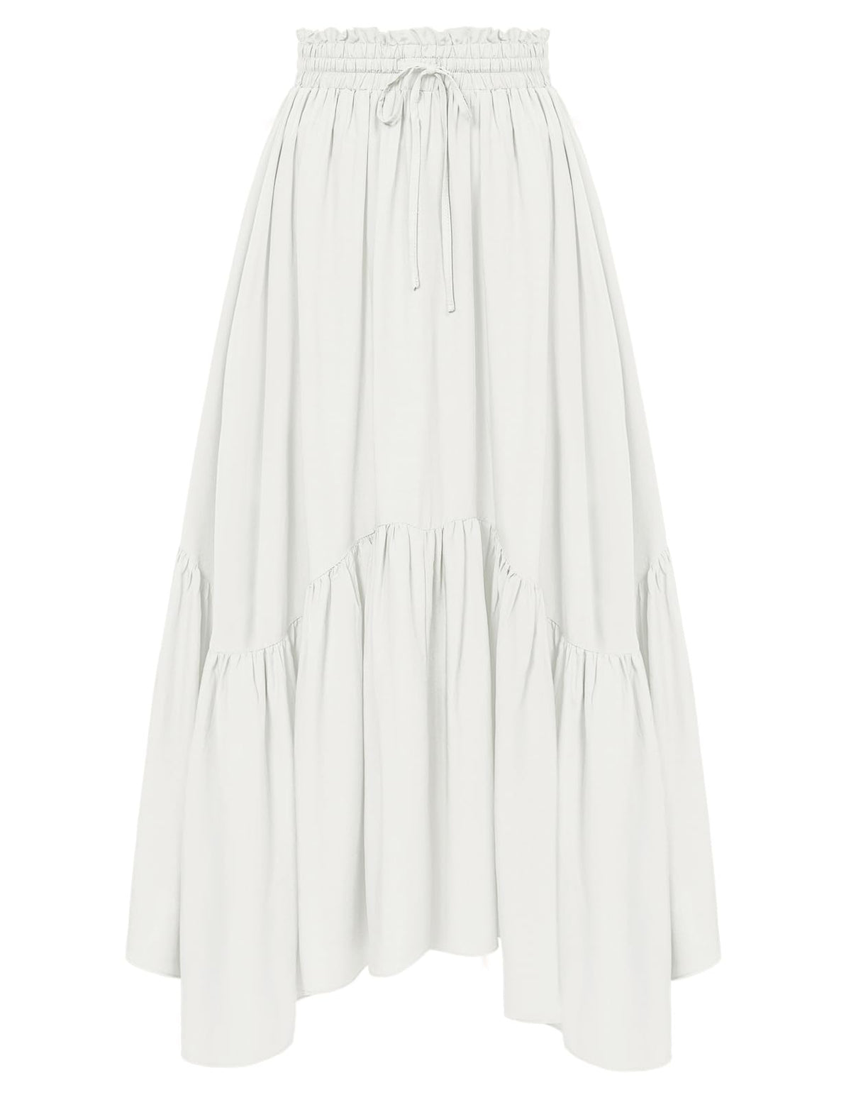 Scarlet Darkness Maxi Skirts for Women Flowy Boho Renaissance Skirt