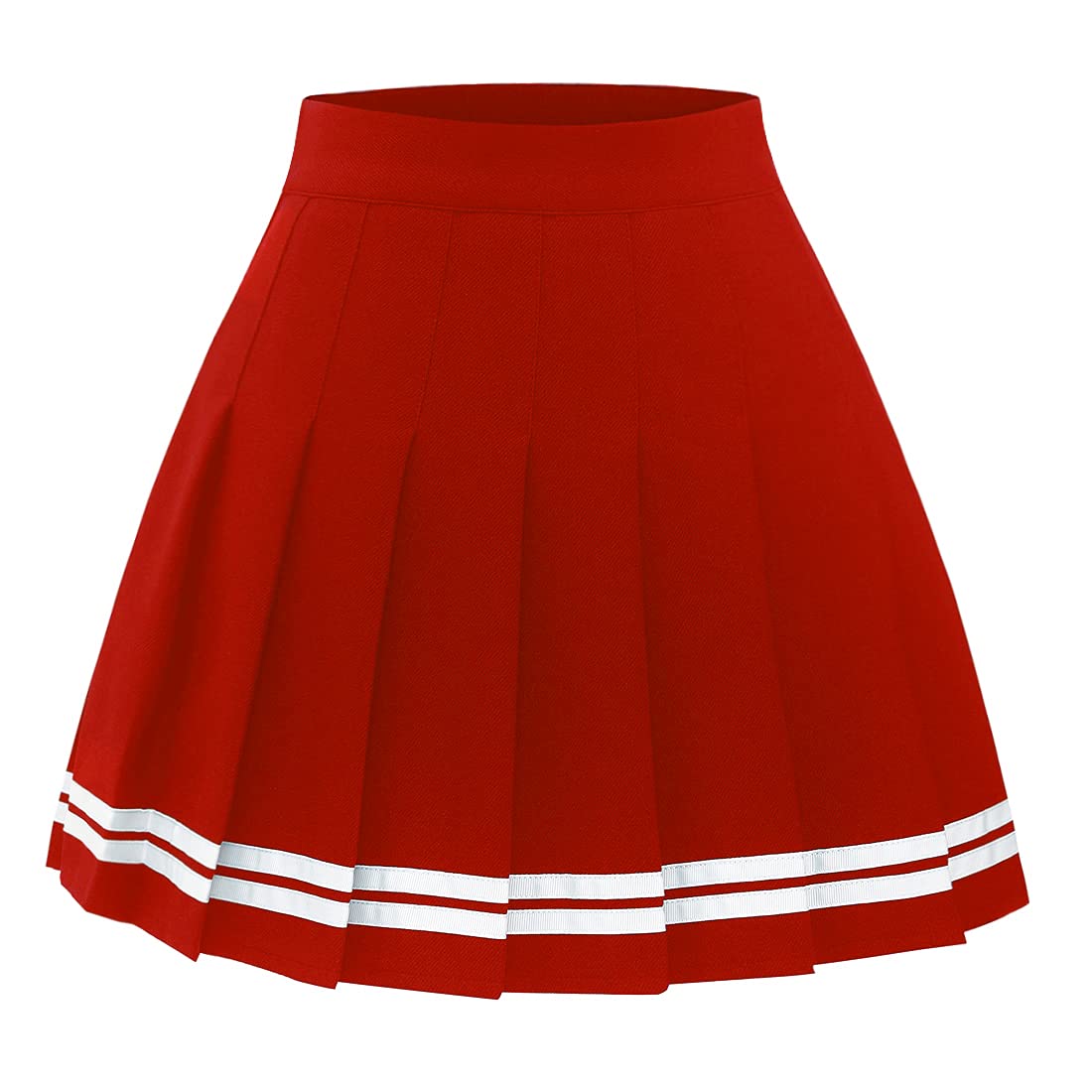 Womens Pleated Skirts High Waist Mini Tennis Skater Skirt