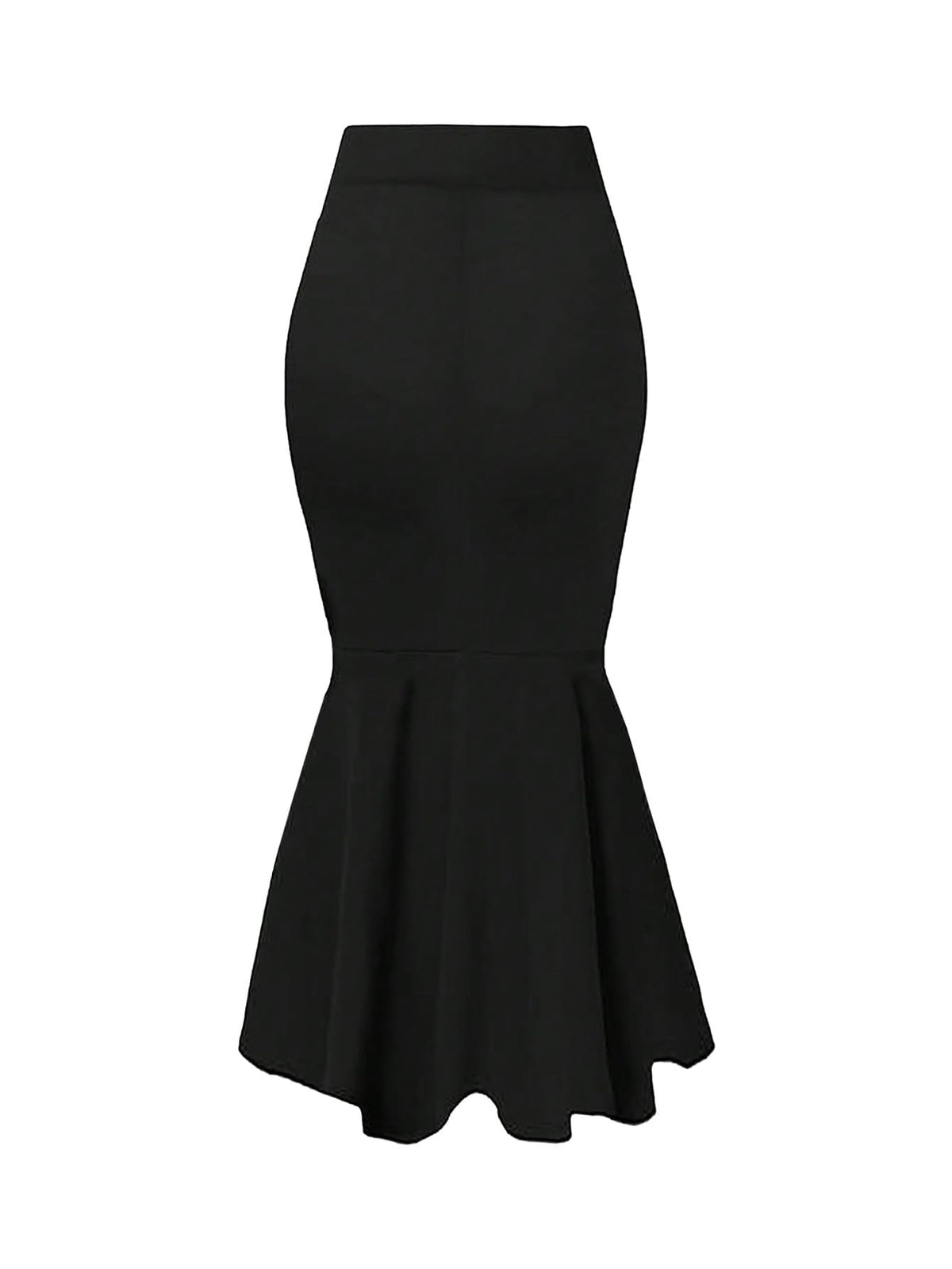 GORGLITTER Women's Ruffle Maxi Pencil Skirts High Waisted Long Skirt