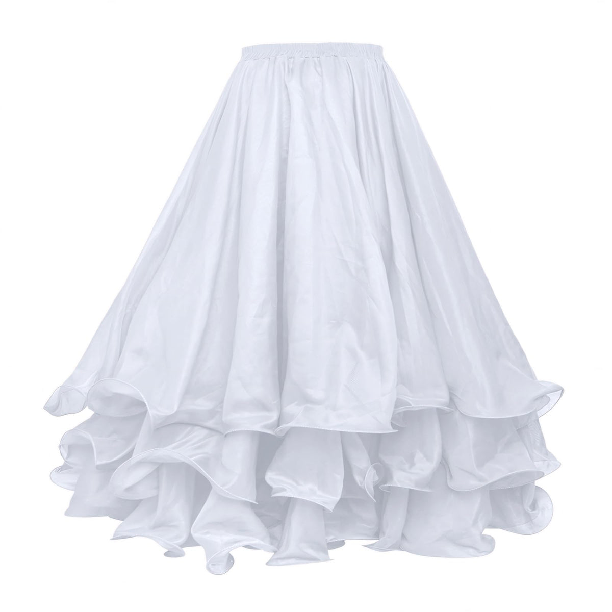 Belly Dance Skirt Halloween Tribal Chiffon Tiered Maxi Full