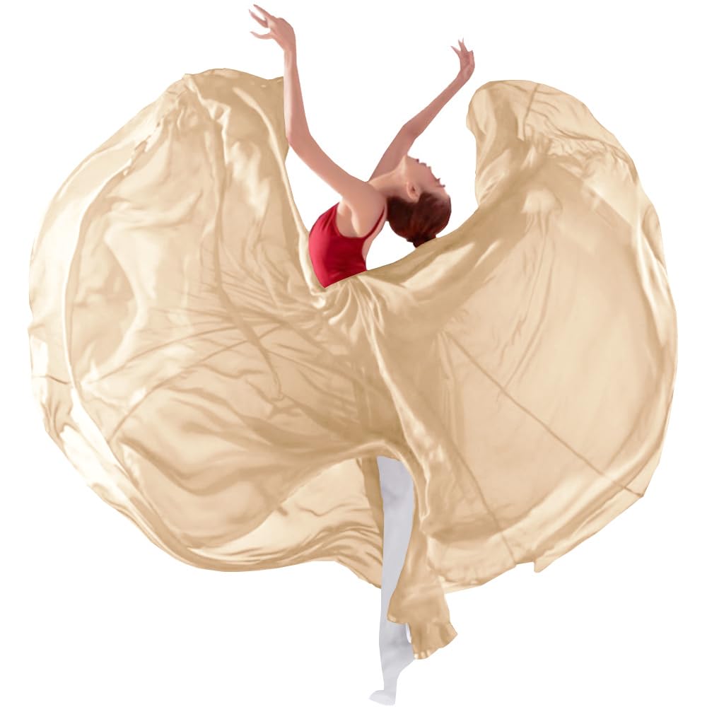 13-14 Years Girls 720 Sheer Chiffon 30" Long Ballet Skirt Maxi Skirt for Ballerinas Photography