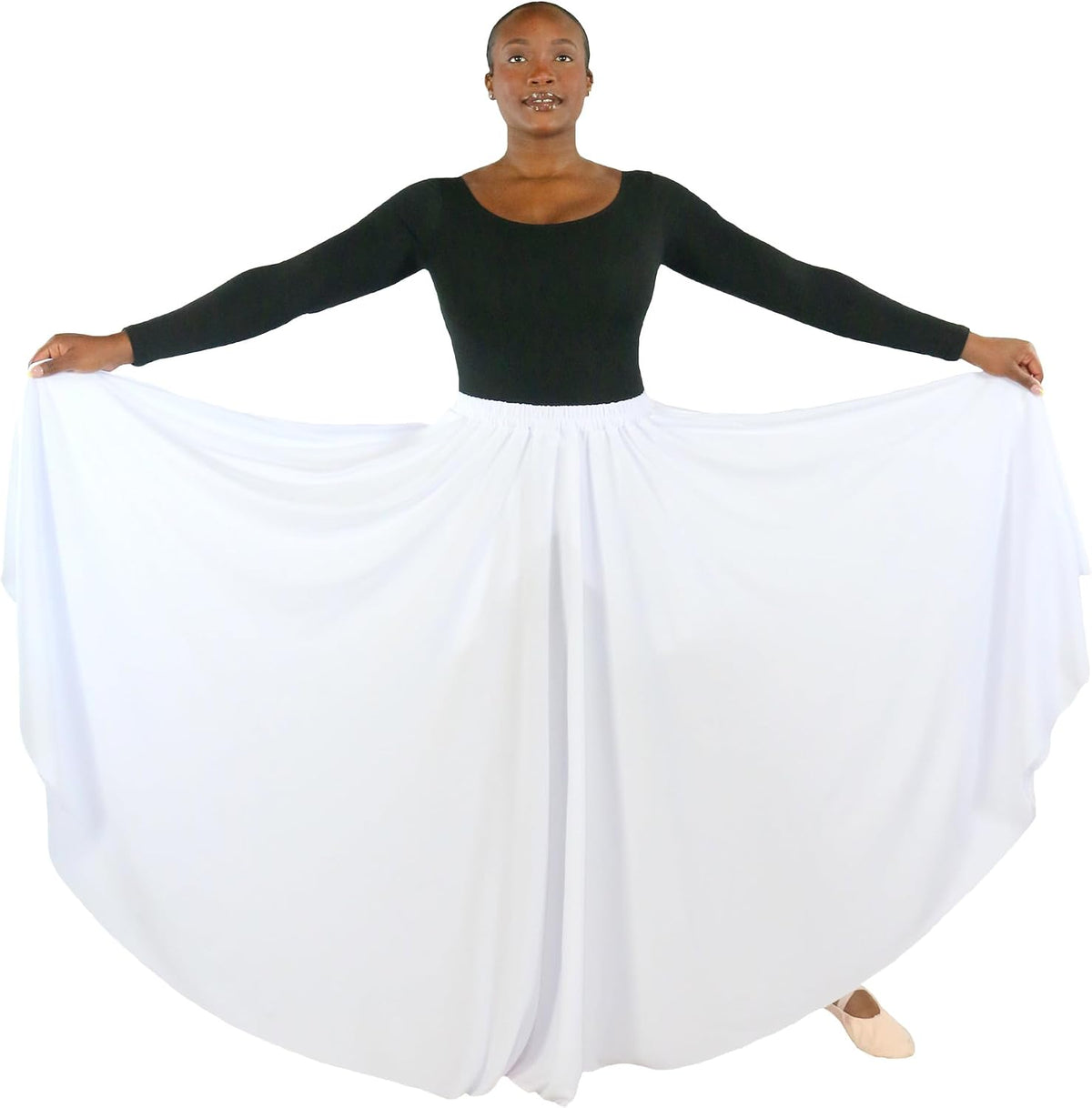 Danzcue Womens Long Full Circle Dance Skirt