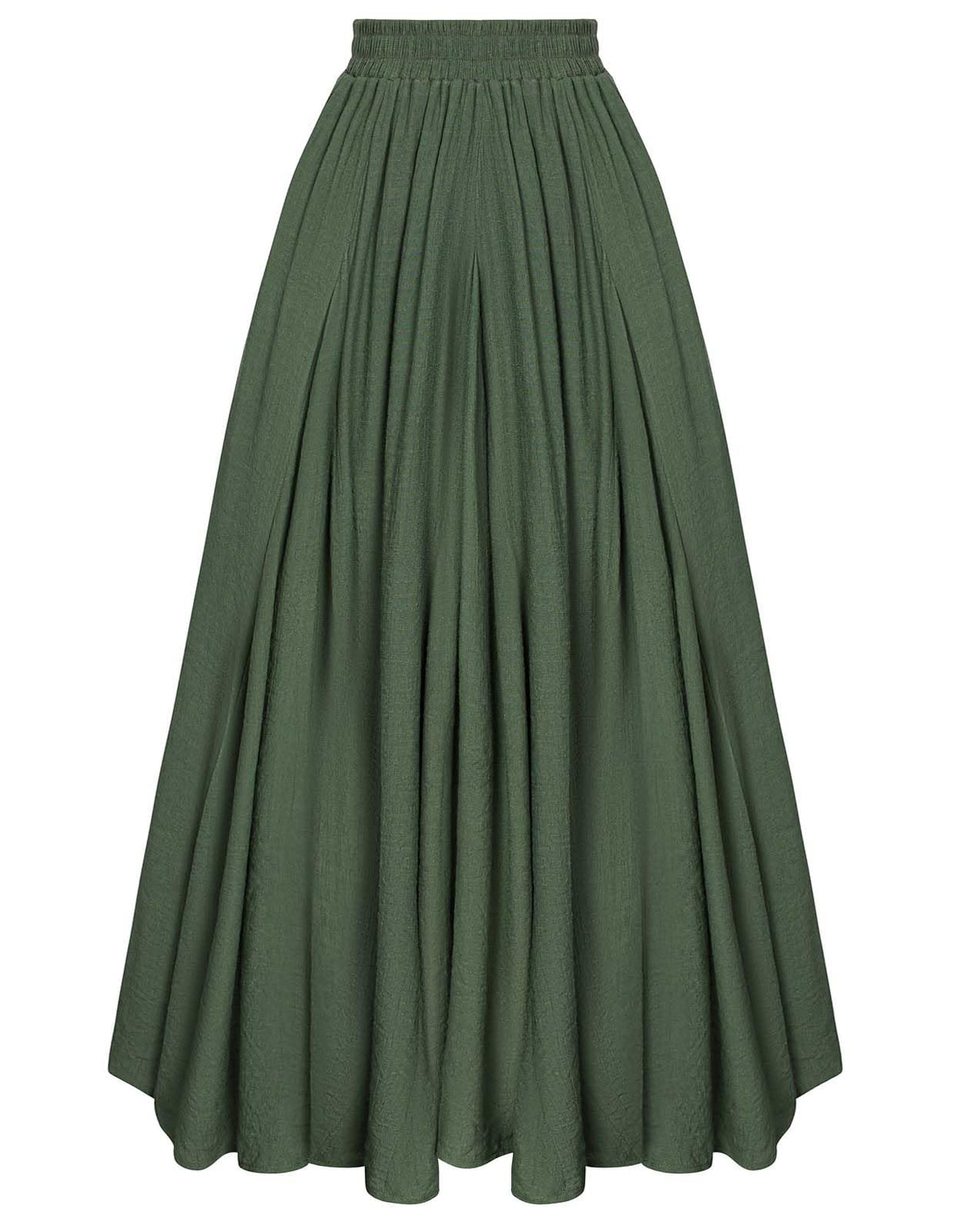Scarlet Darkness Maxi Skirts for Women Long Flowy Boho Renaissance Skirt