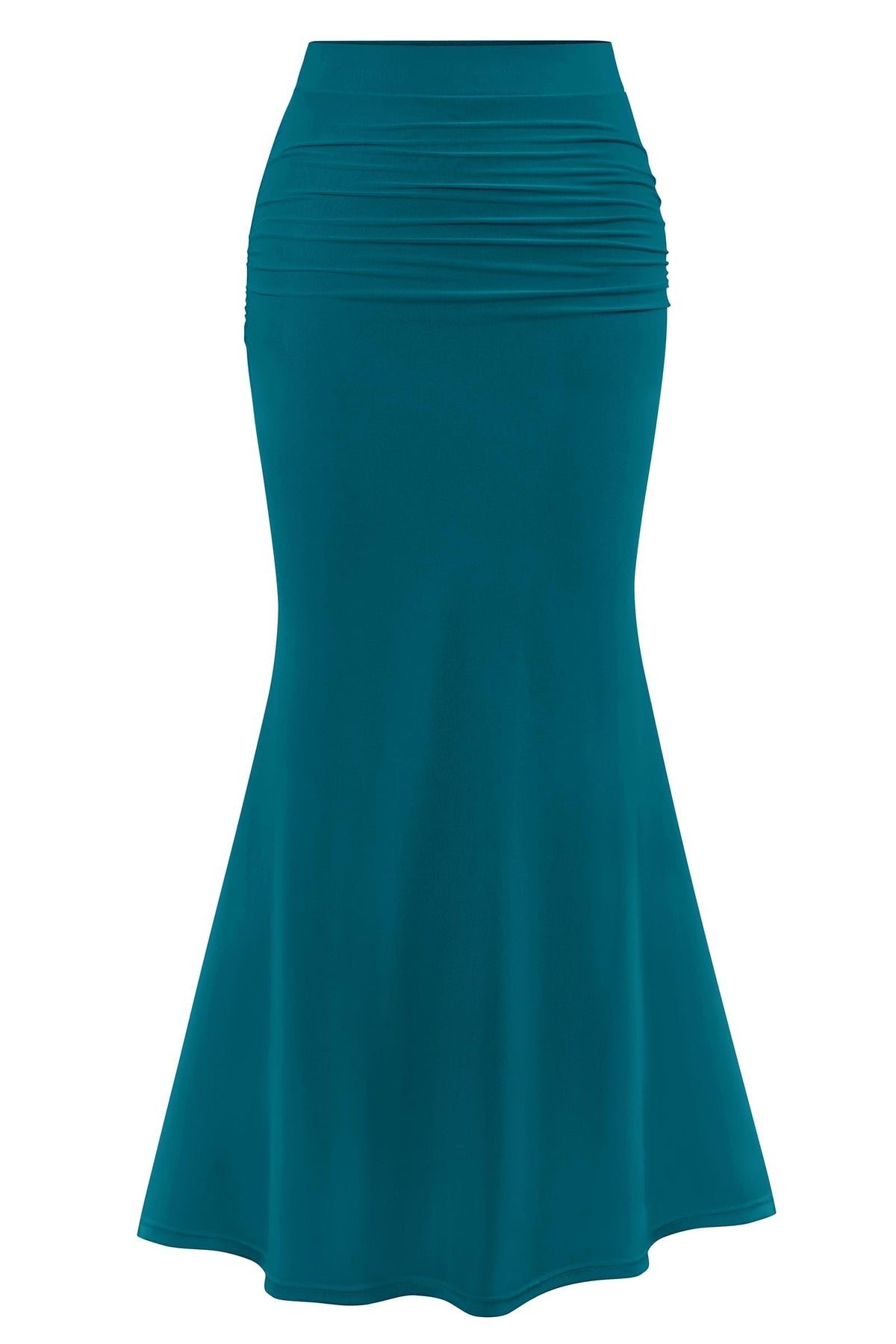 PRETTYGARDEN Maxi Skirts for Women Bodycon Mermaid Mesh Skirt