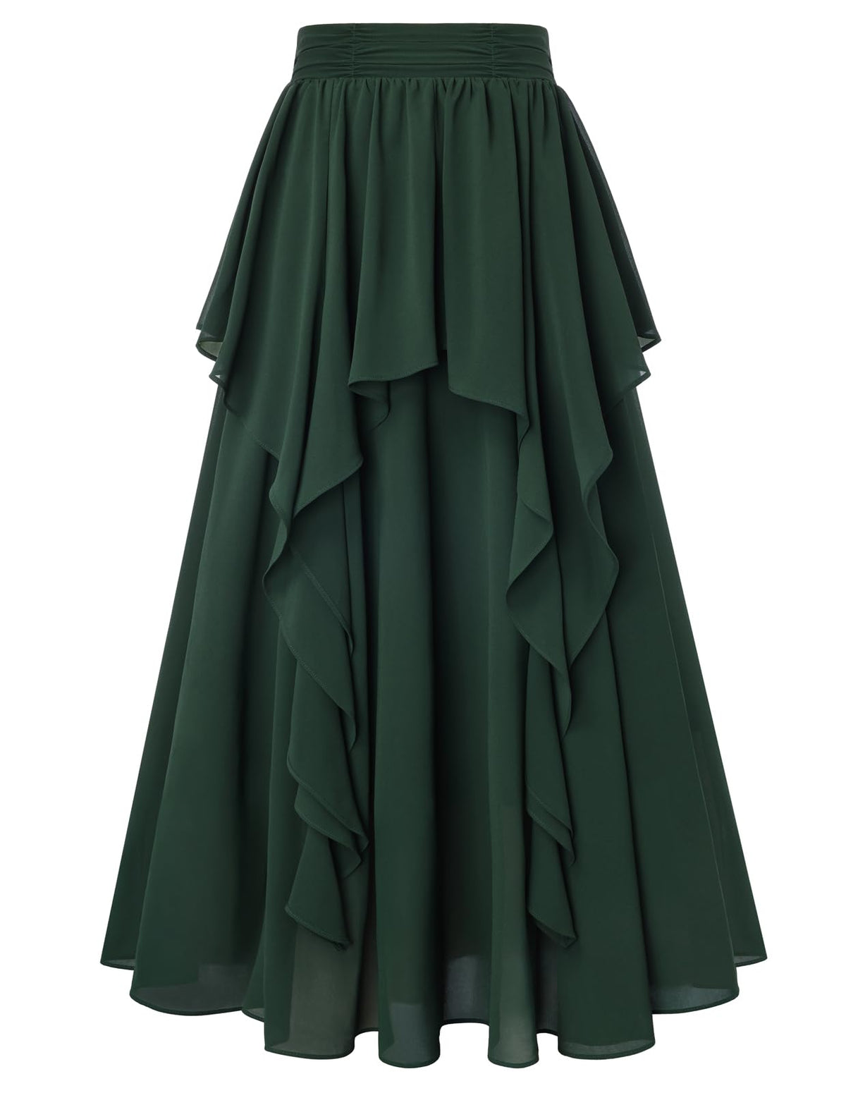 Scarlet Darkness Maxi Skirts for Women Renaissance High Waist Long Skirt