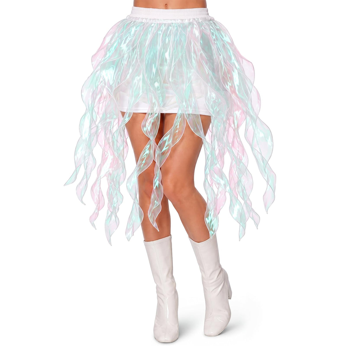 Halloween Jellyfish Skirt for Women Mermaid Costume