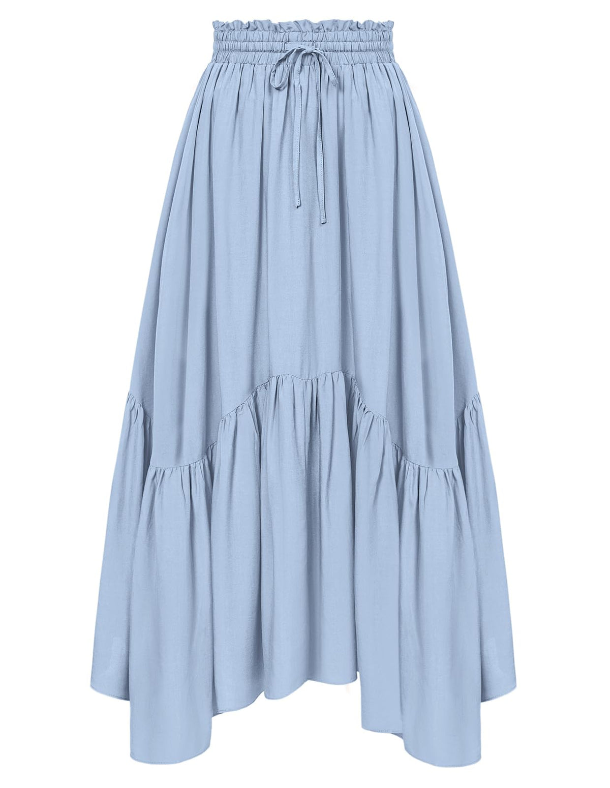 Scarlet Darkness Maxi Skirts for Women Flowy Boho Renaissance Skirt