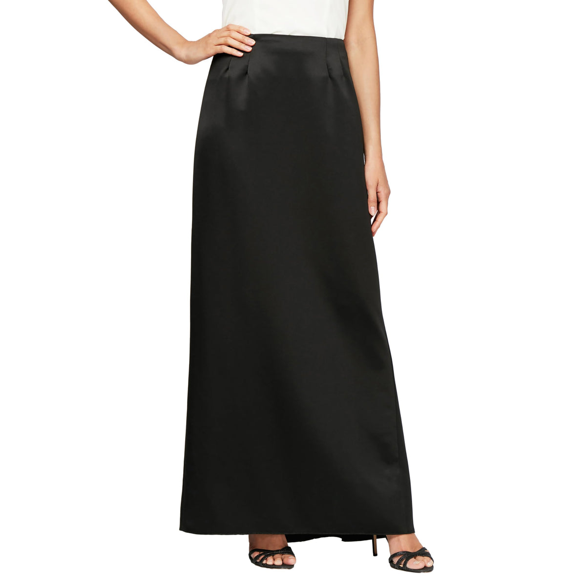 Alex Evenings Women's Full Length Formal Maxi Skirt, Perfect for Special Evening to Party Guest (Petite and Regular Sizes)