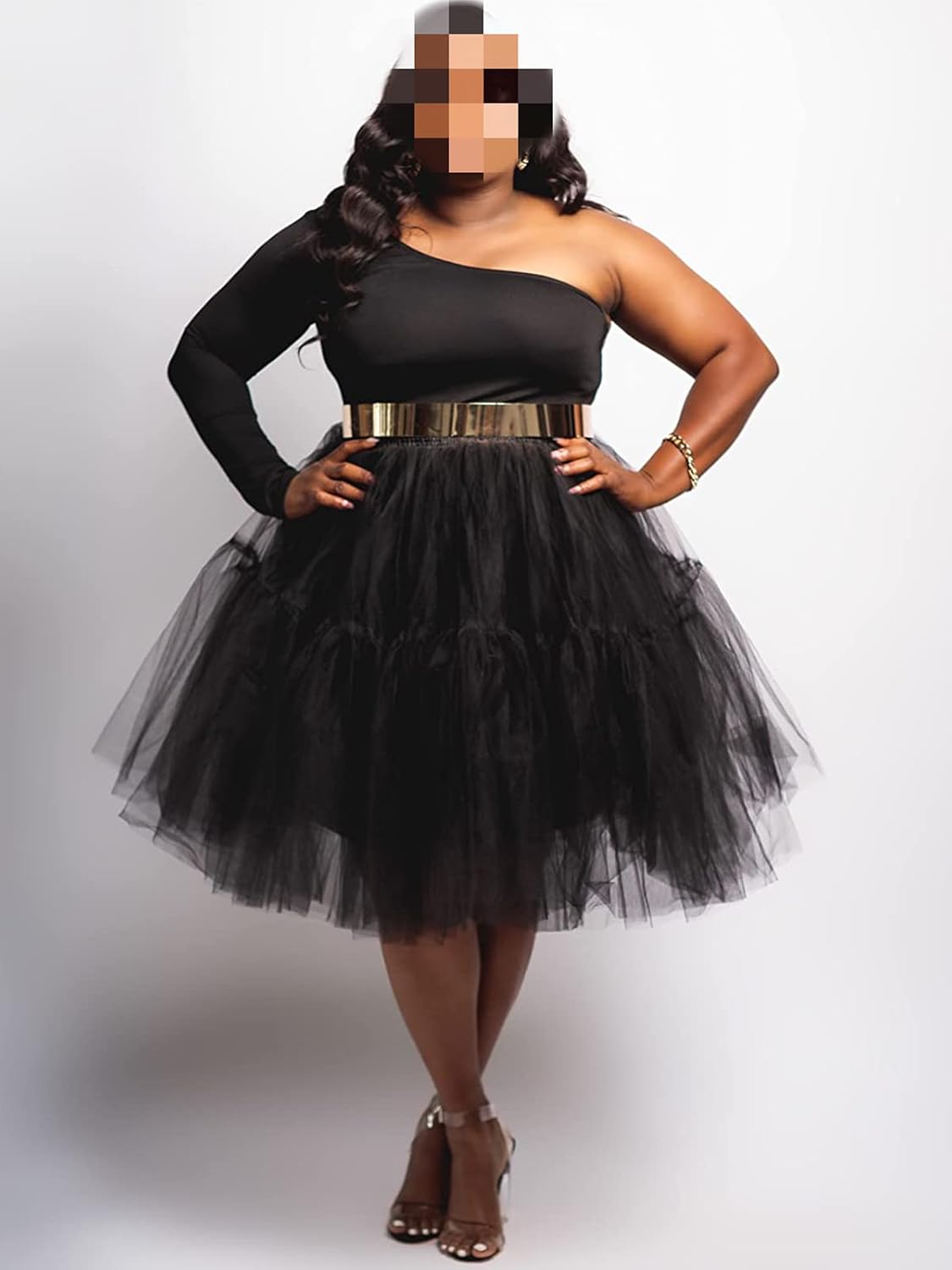 BABYONLINE D.R.E.S.S. Women Tutu Skirt Knee Tulle Skirt Petticoat Skirts Crinoline Rockabilly Tutu Skirts Slip