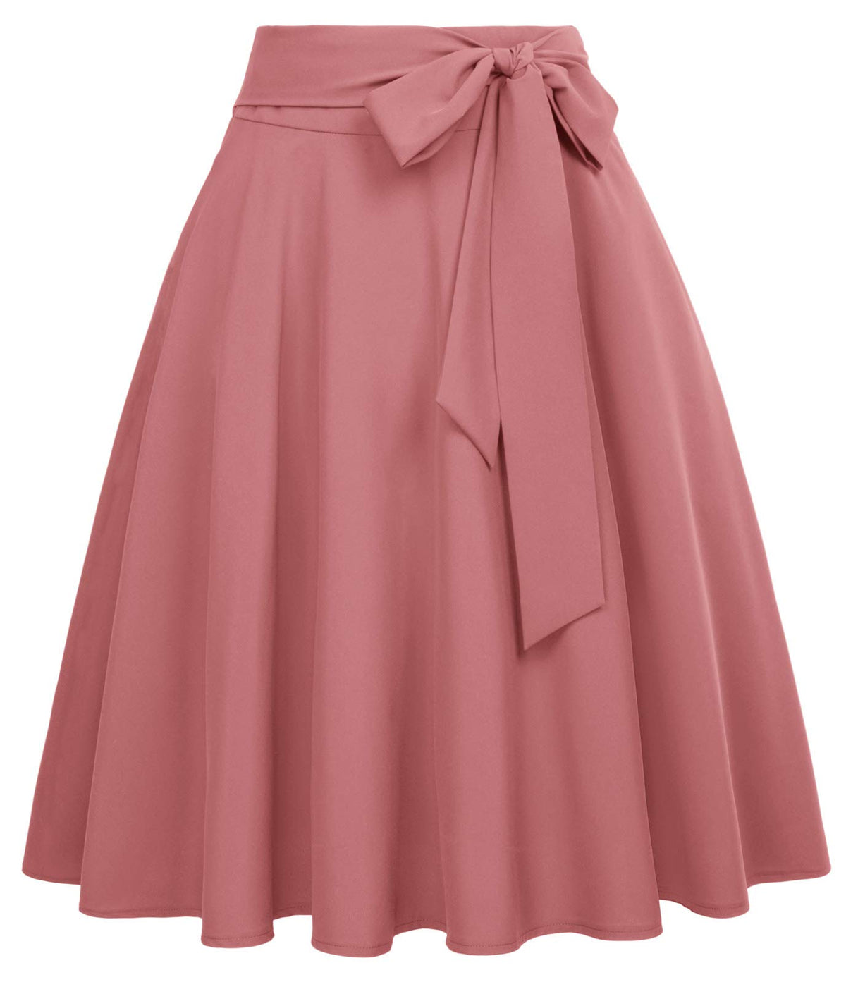 Belle Poque Women High Waisted A Line Skirt with Pockets