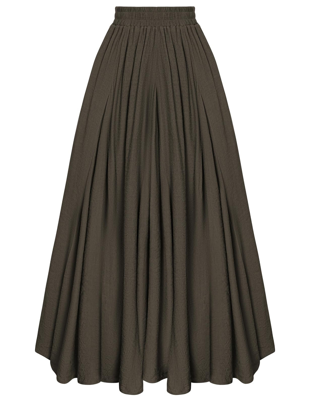 Scarlet Darkness Maxi Skirts for Women Long Flowy Boho Renaissance Skirt