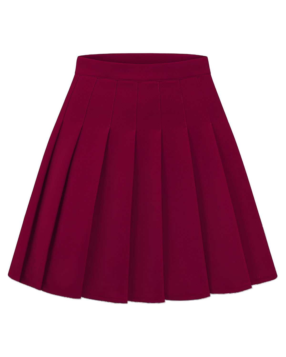 Shestellar Women's High-Waisted Pleated A-Line Mini Tennis Skater Skirt