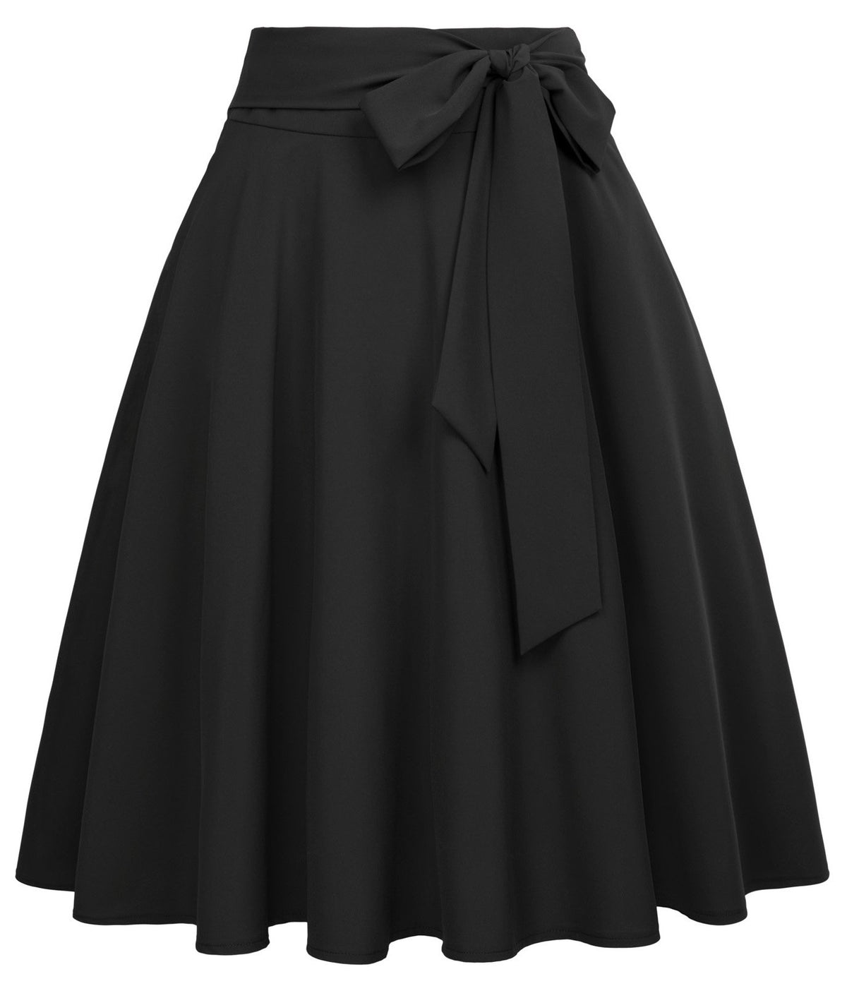 Belle Poque Women High Waisted A Line Skirt with Pockets