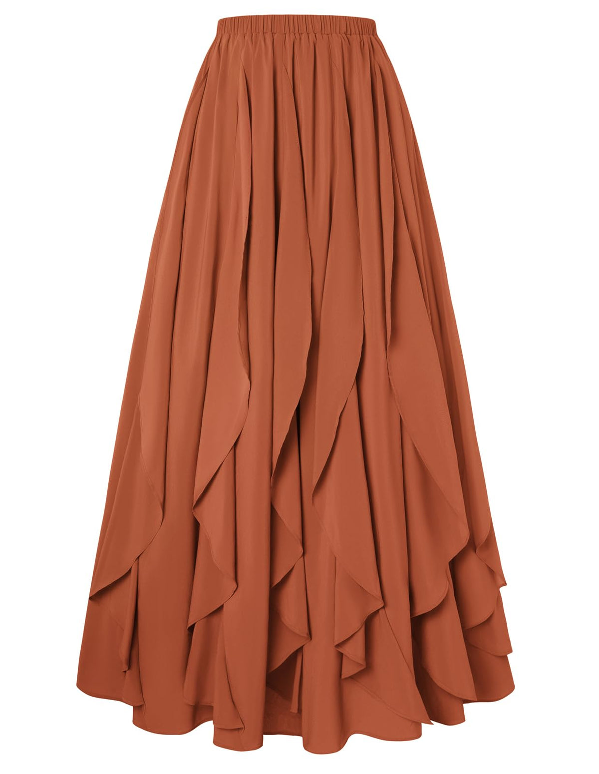 Scarlet Darkness Womens Maxi Skirt Boho Renaissance Long Flowy Skirts