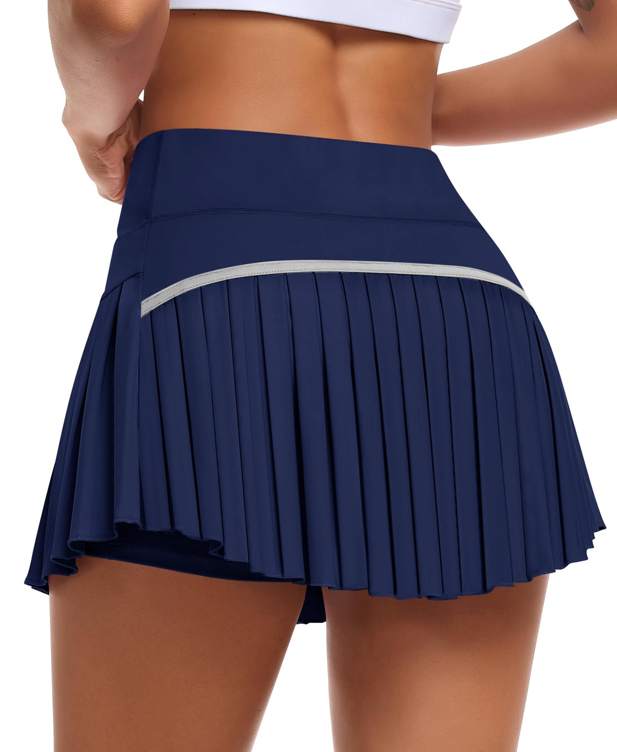 JoyGirl Womens Pleated Tennis Skirt High Waist Golf Skort