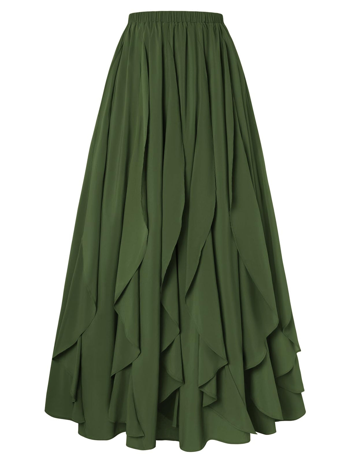 Scarlet Darkness Womens Maxi Skirt Boho Renaissance Long Flowy Skirts