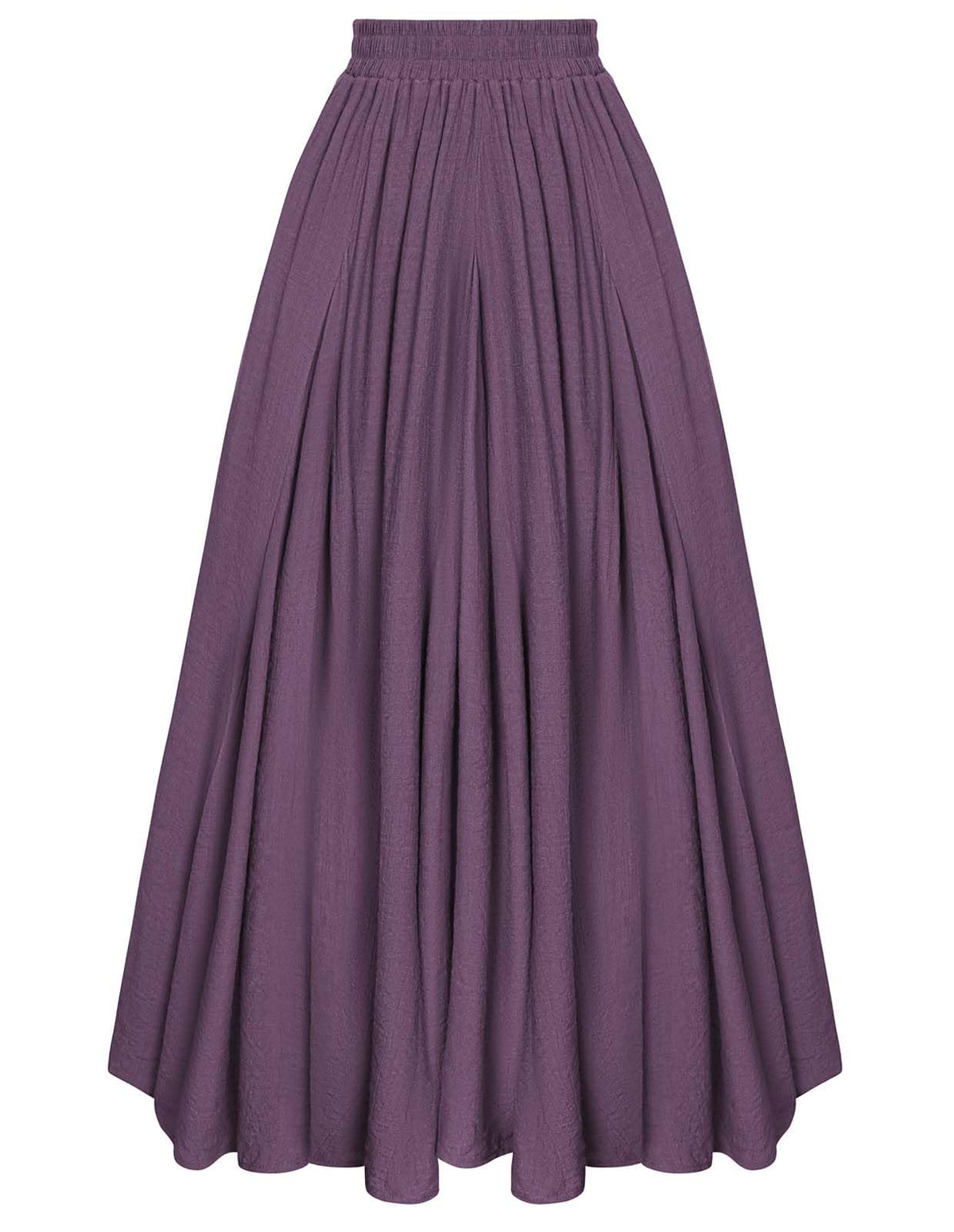 Scarlet Darkness Maxi Skirts for Women Long Flowy Boho Renaissance Skirt