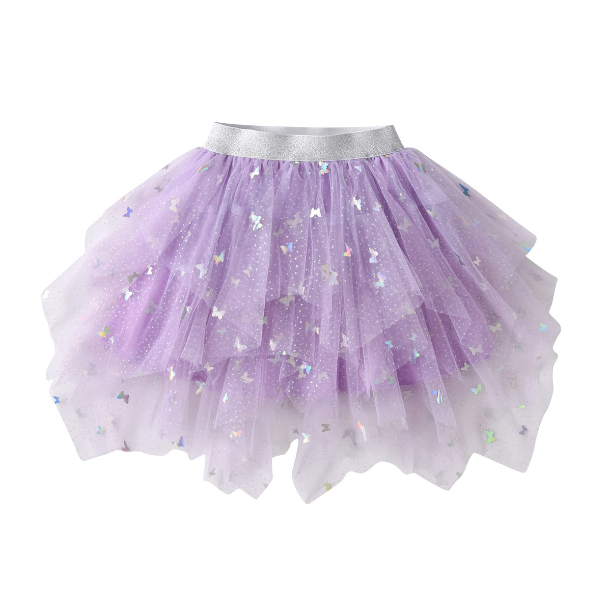 DXTON Kids Girls Tutu Dresses Toddler Rainbow Flower Tulle Skirt