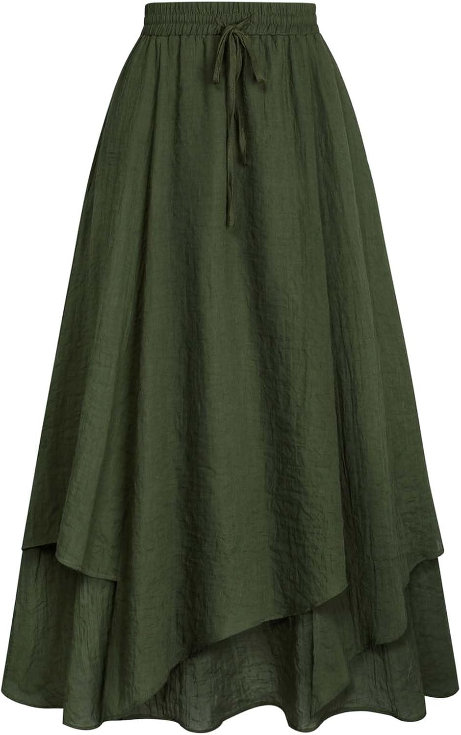 Scarlet Darkness Women Renaissance Long Skirt A Line Layered Maxi Skirts